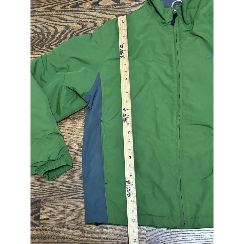 Timberland Weathergear Men's Jacket Size XXL Green Hooded Full Zip Fleece‎ Lined - Picture 3 of 12